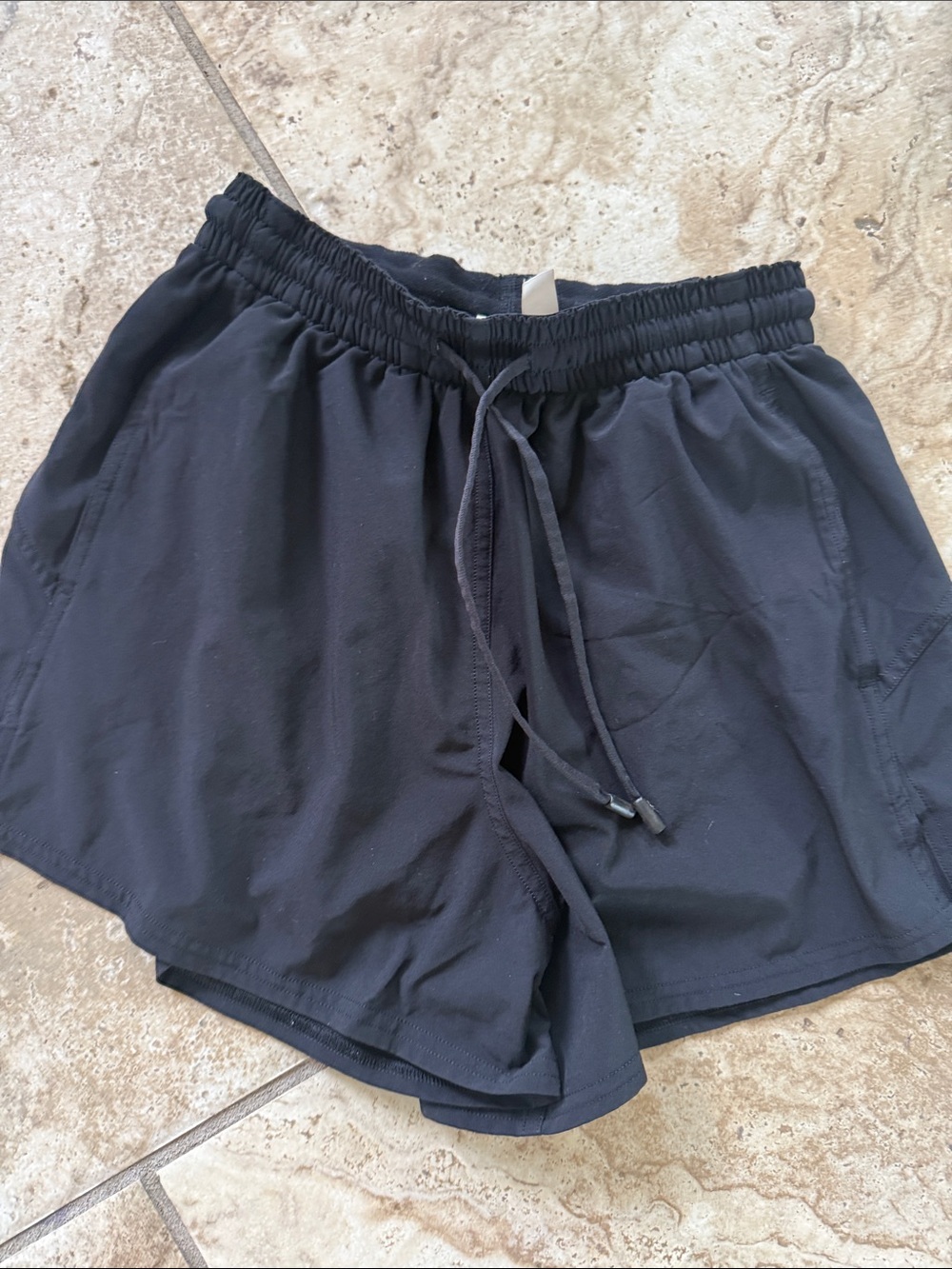 lululemon athletica Black Drawstring Athletic Shorts